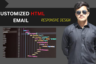 design premium,customised,responsive HTML email template