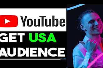 be USA youtube promotion, USA video promotion to USA active audience