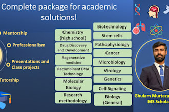 be your tutor for biology related topics