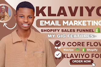 setup klaviyo email marketing and sms flows, klaviyo campaign for shopify