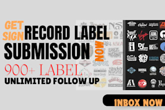 submit your music directly to relevant or independent record label managers