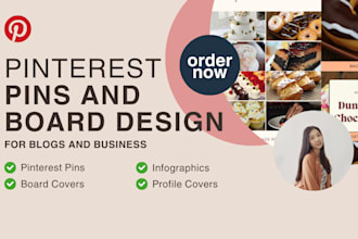 create custom pinterest pin design for blog and business