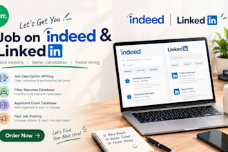 manage job posting on indeed and linkedin