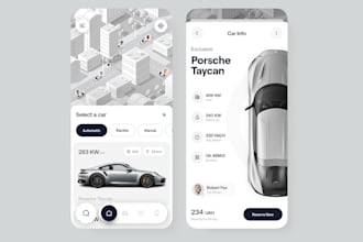 build car part app, car rental app, car store app, car dealer portal app