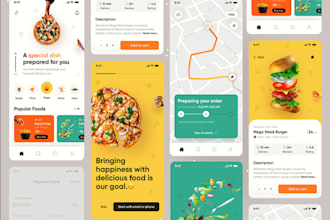 develop food delivery app, restaurant app, logistic uber app