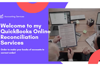 do bookkeeping and bank reconciliation in quickbooks online