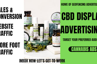 setup ROI geofencing cbd, cannabis promotion ads campaign