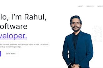 expert freelance software developer specializing in portfolio websites