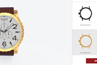 design and configure custom 2d wristwatch using kickflip pod