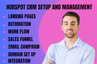do hubspot crm setup with your niches website and marketing automation