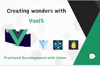 develop vuejs web application using quasar, vuetify and tailwind