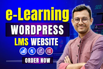 create elearning lms website with learndash tutor lms in wordpress
