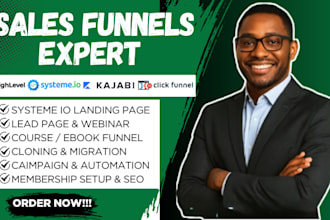 design kajabi website, kajabi landing page, kajabi online course, kajabi expert