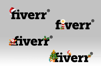 give your logo a christmas touch