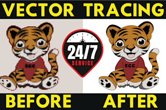 professionally vector trace your logo