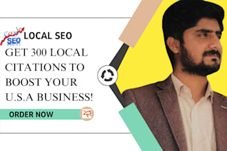 list business on 300 USA local citations and directories