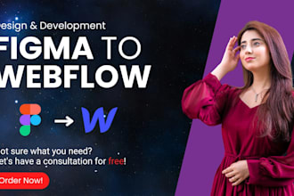 design redesign or fix your webflow site convert figma to webflow