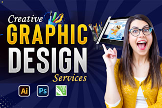 do design in photoshop, illustrator and coreldraw