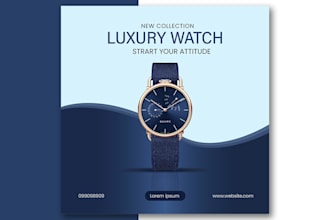 watch social media post design for facebook or instagram ads