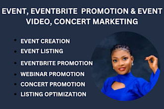 set up and manage eventbrite promote event video webinar concert boost attendees