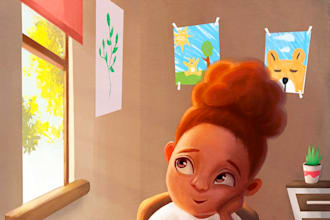 draw african american children book illustration