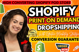 build print on demand store, german shopify store, website design, shopify store