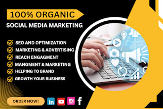 organic social media marketing and growth for your brand
