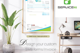 do service m8 invoice quote forms