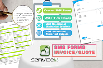 do custom servicem8 forms and templates