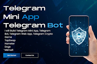 build telegram mini app, telegram bot, telegram web app, telegram crypto game