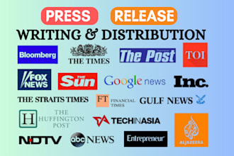 do press release writing and press release distribution