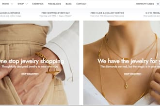 build highly profitable jewelry shopify fashion store clothing website
