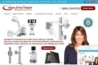 design medical equipment shopify pharmacy store medical supplies website