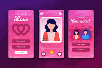 create dating app, social media app, or dating website with livestream feature