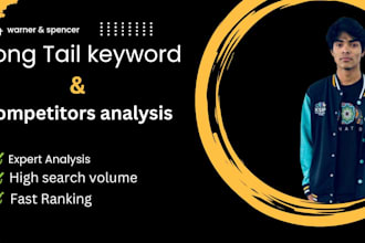 provide long tail keyword research for website and competitors analysis