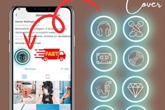 design a custom instagram story highlight covers luxury