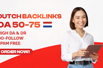 provide top dutch backlinks having a da of 50 to 75 plus