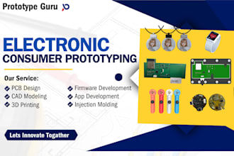 electronic consumer product prototyping,pcb design,cad modeling,3d printing