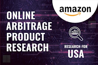 do amazon fba and online arbitrage product research USA