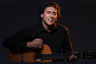 be your melodic male christian gospel worship country ballad singer songwriter