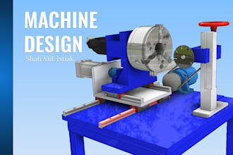 design industrial machines in solidworks 3d cad