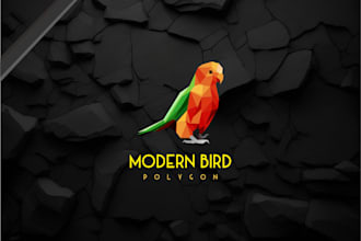 modern polygon brand logo