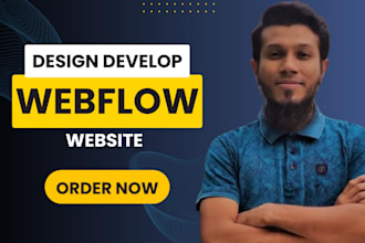 be your expert webflow developer for custom websites