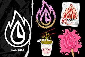 custom cartoon pop art for your logo