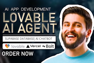 build lovable ai vercel bolt ai chatbot agent supabase replit saas app website