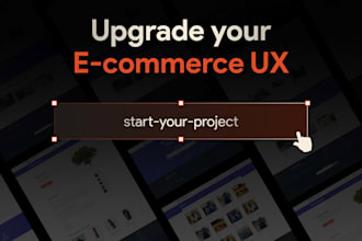 design cro focused UI UX for ecommerce stores