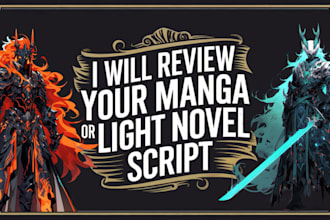 review your manga or light novel script