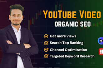 rank youtube video seo and channel optimization organic growth with vidiq