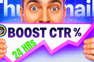 create catchy ai enhanced youtube thumbnails that increases CTR
