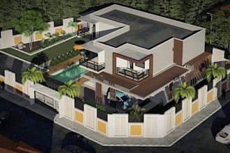 do plan design, digital modeling and all types of rendering